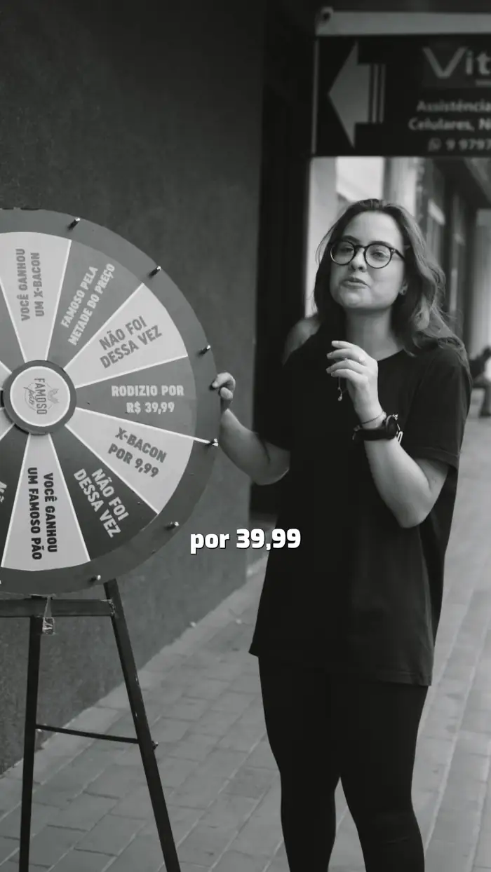 Frame de vídeo de Varejo produzido pela Cara do Vídeo