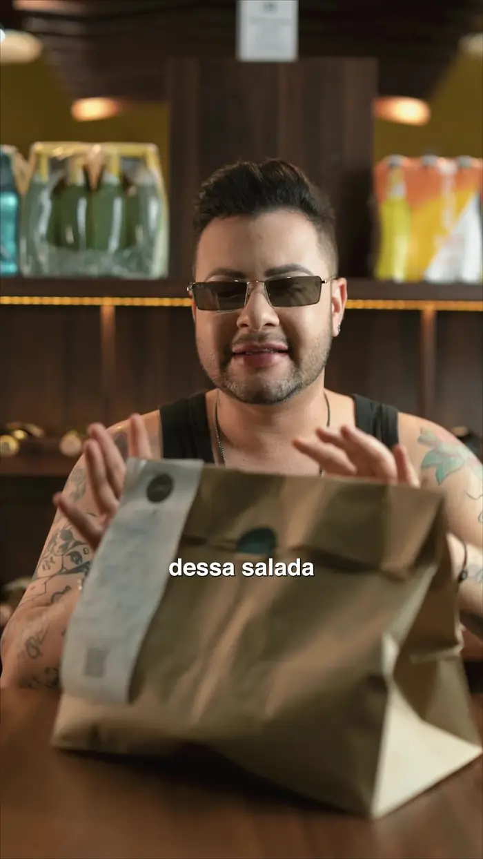 Frame de vídeo de Gastronomia produzido pela Cara do Vídeo